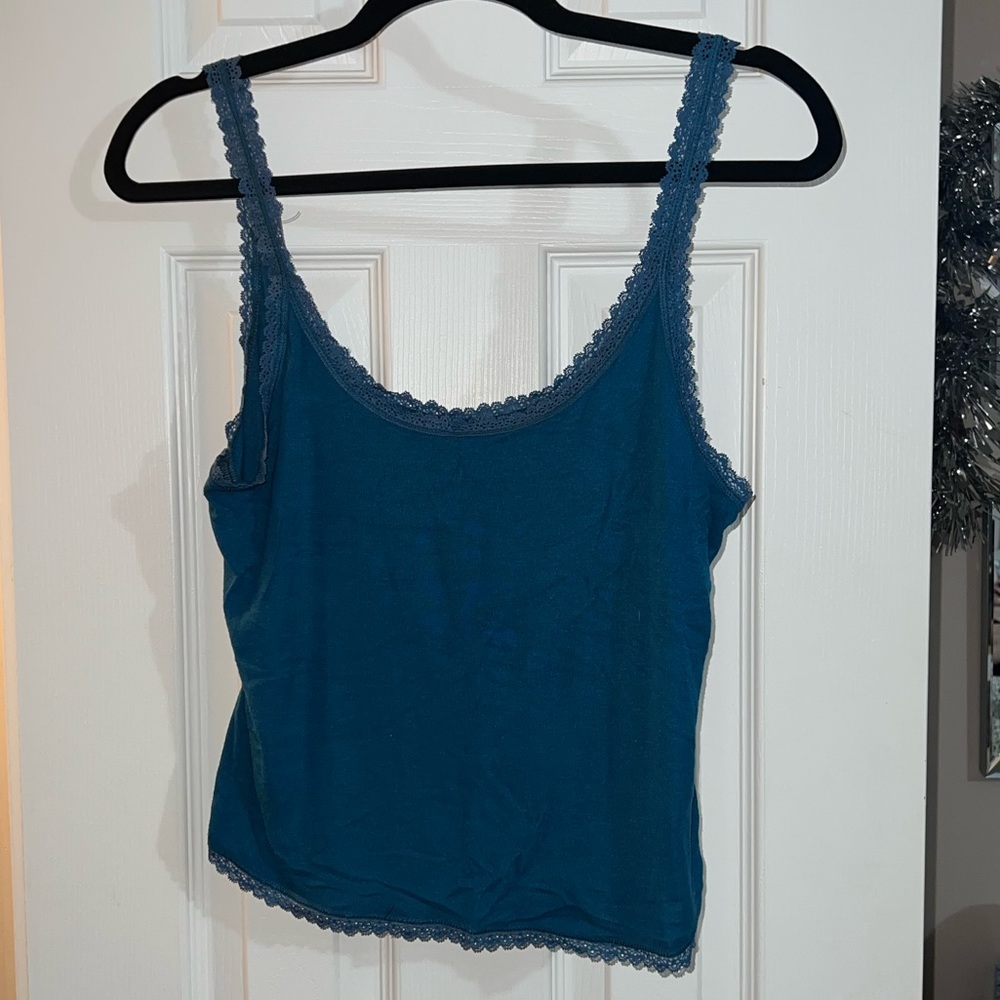 American Eagle Large Turquoise Tank